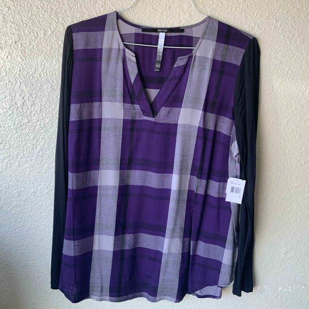 Plaid top